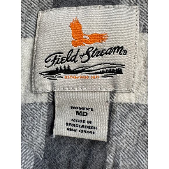 Field & Stream Women's Plaid Button-Up Shirt - Size Medium - Picture 8 of 10
